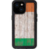 Ireland Flag Dark Wood iPhone 13 Mini Waterproof Case